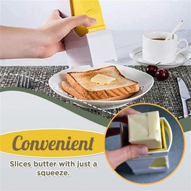 ButterSwift Butter Cutter Dispenser with Stainless Steel Blade by BowLift
