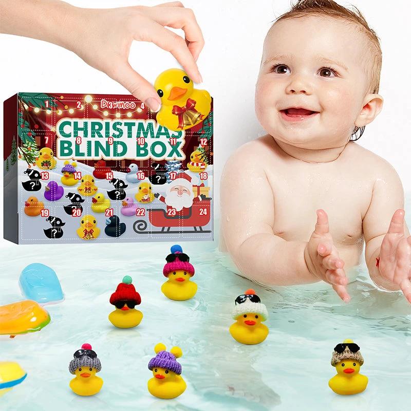 Advent Calendar 2022 - 24 Rubber Ducks for Children by Bowlift