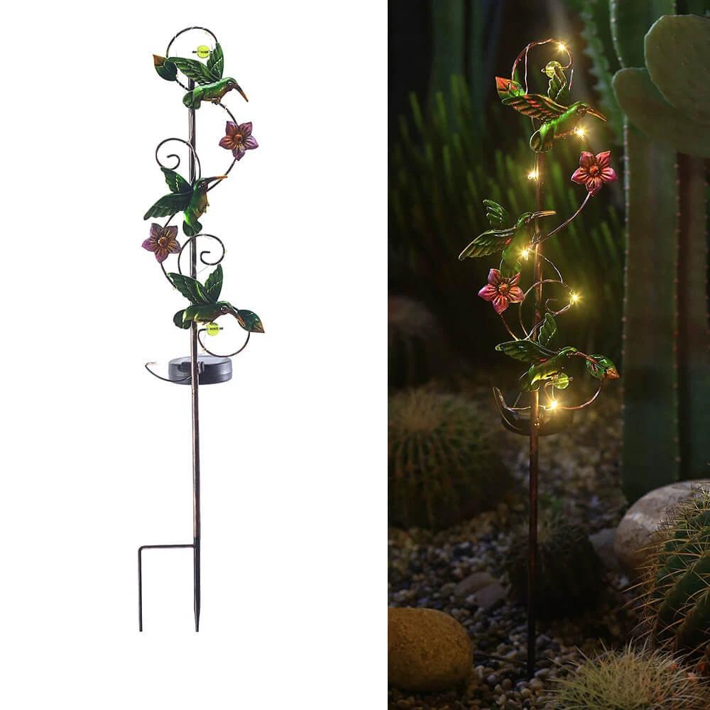 Powered Garden Lantern – Artistic Metal Design for Atmospheric Outdoor Lighting Bowlift by Bowlift
