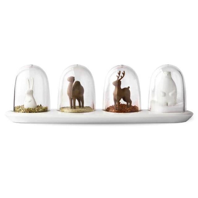 Tempus - Ornament Dome Salt & Pepper Shakers by Bowlift