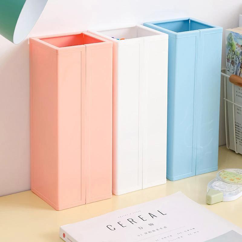 Foldable Magnetic Stationery Box by Bowlift