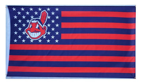 Cleveland Indians Flag-3x5FT Banner-100% polyester by flagsshop