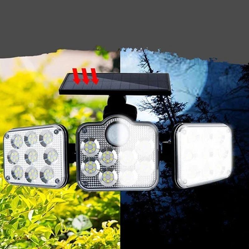 Solar Induction Wall Light Split with Remote Control by Bowlift