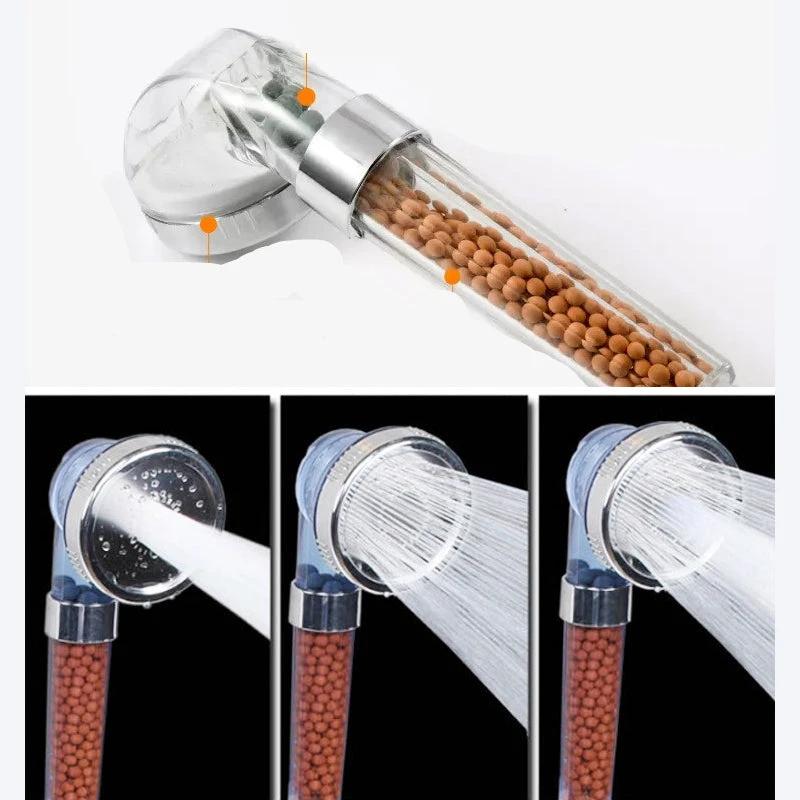 Pressure washing shower with negative ions by Bowlift