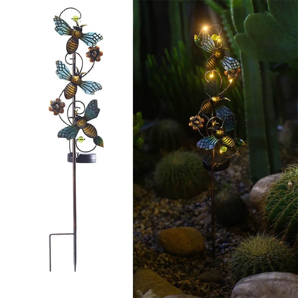 Powered Garden Lantern – Artistic Metal Design for Atmospheric Outdoor Lighting Bowlift by Bowlift