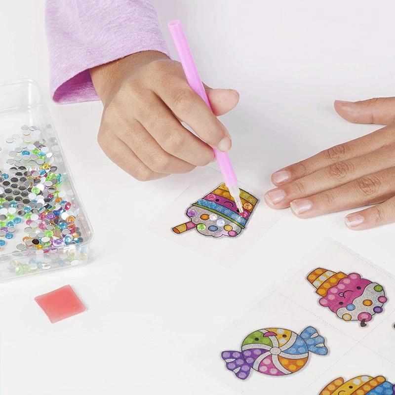 Crystal painting stickers for kids by Bowlift