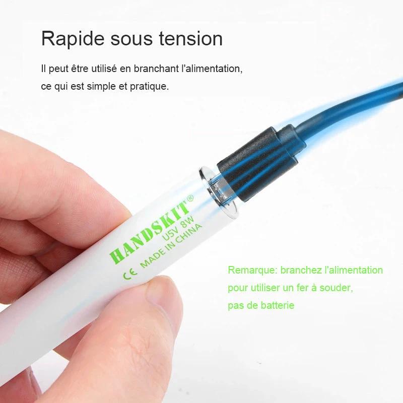 Portable Electric Soldering Iron Set Usb by Bowlift