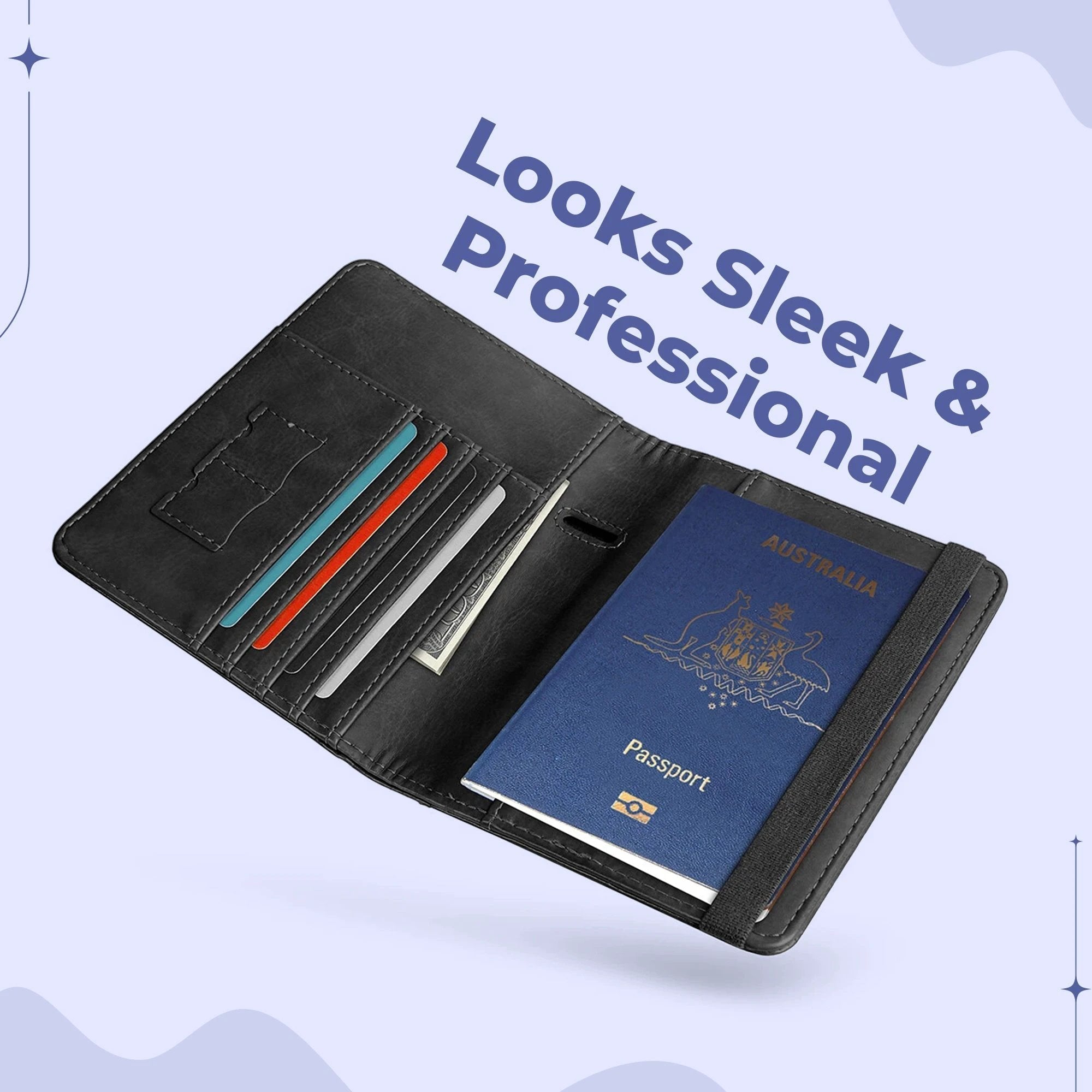 Passport Wallet for Travelling Bowlift by Bowlift