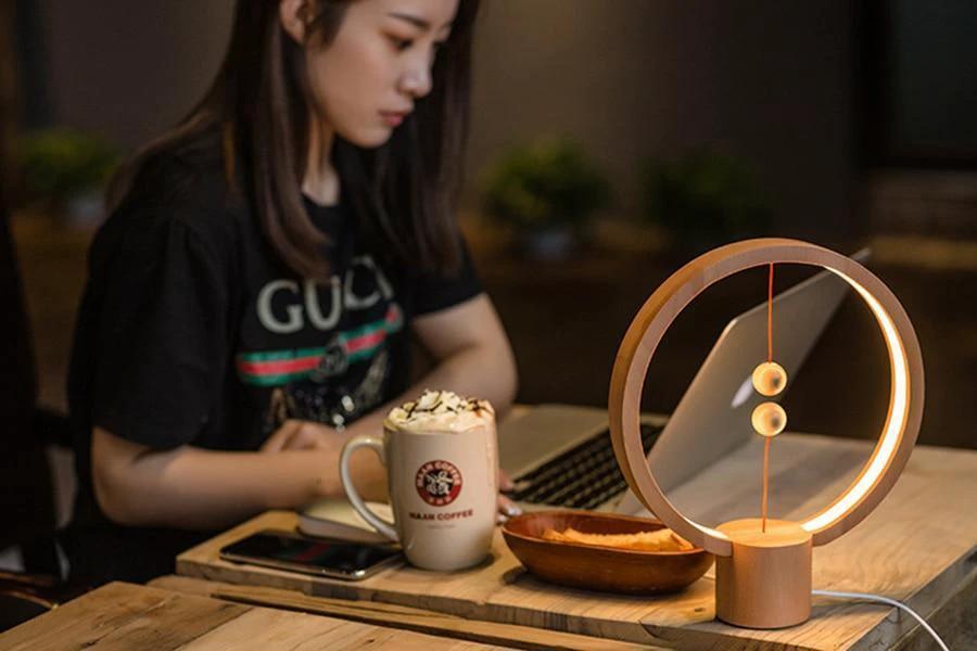 Tao - Modern Nordic Magnetic Balance LED Lamp by Bowlift