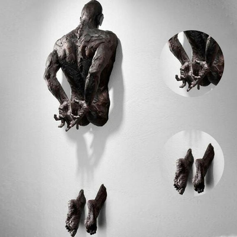 Art of Wall Sculpture Ornament Made of Resin by Bowlift