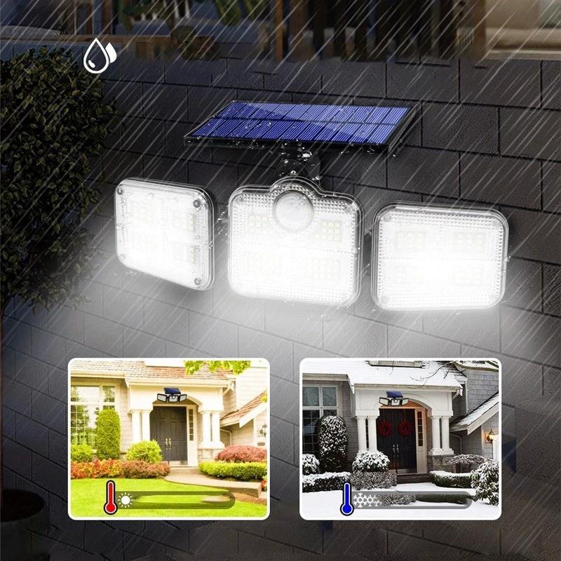 Solar Induction Wall Light Split with Remote Control by Bowlift
