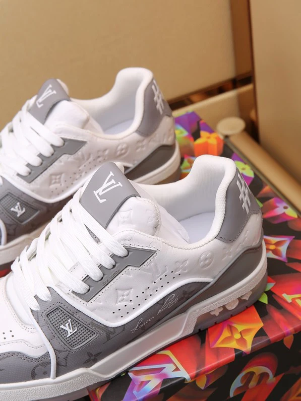 Luxury Trainer Skate Sneakers Shoes #54 Signature Gray White by Air Jordan