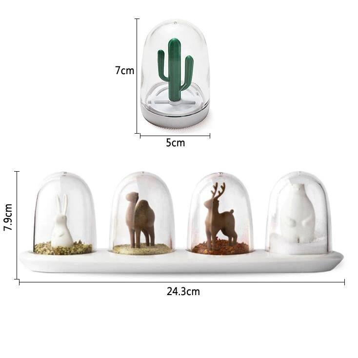 Tempus - Ornament Dome Salt & Pepper Shakers by Bowlift
