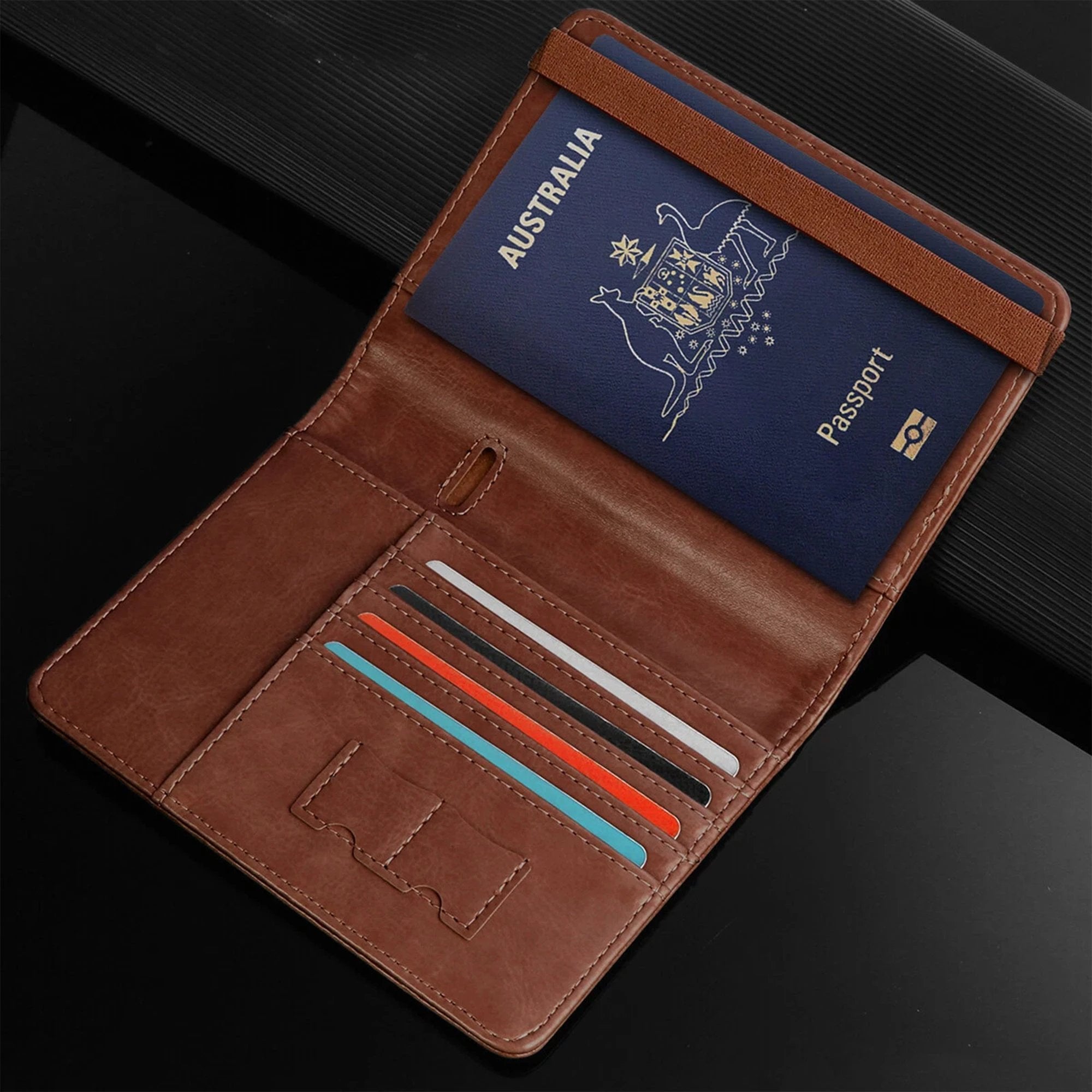 Passport Wallet for Travelling Bowlift by Bowlift