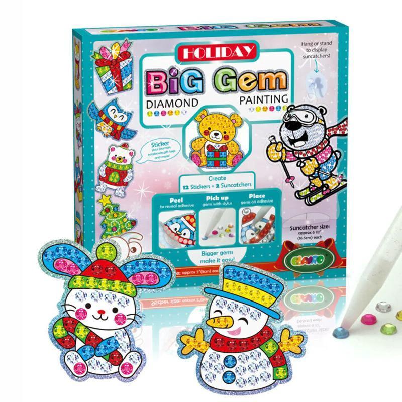 Crystal painting stickers for kids by Bowlift