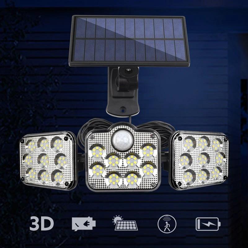 Solar Induction Wall Light Split with Remote Control by Bowlift