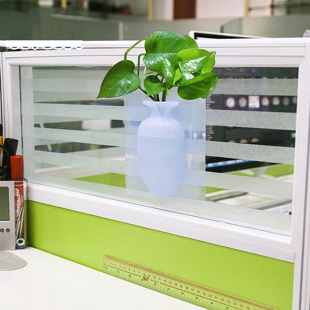 Silicone Sticky Wall Vase by Bowlift