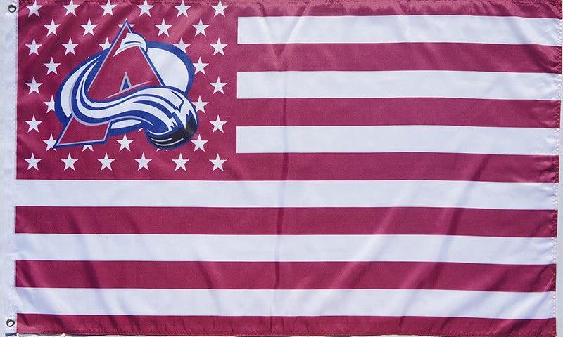 Colorado Avalanche Flag-3x5FT Banner-100% polyester by flagsshop