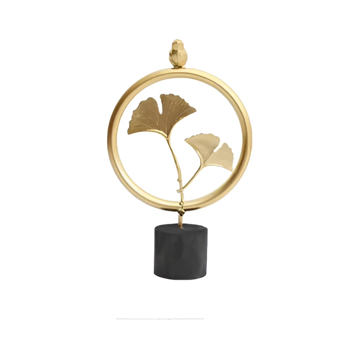 Minimalistic Ginkgo Leaf Sculpture for Elegant Natural Charm Bowlift by Bowlift