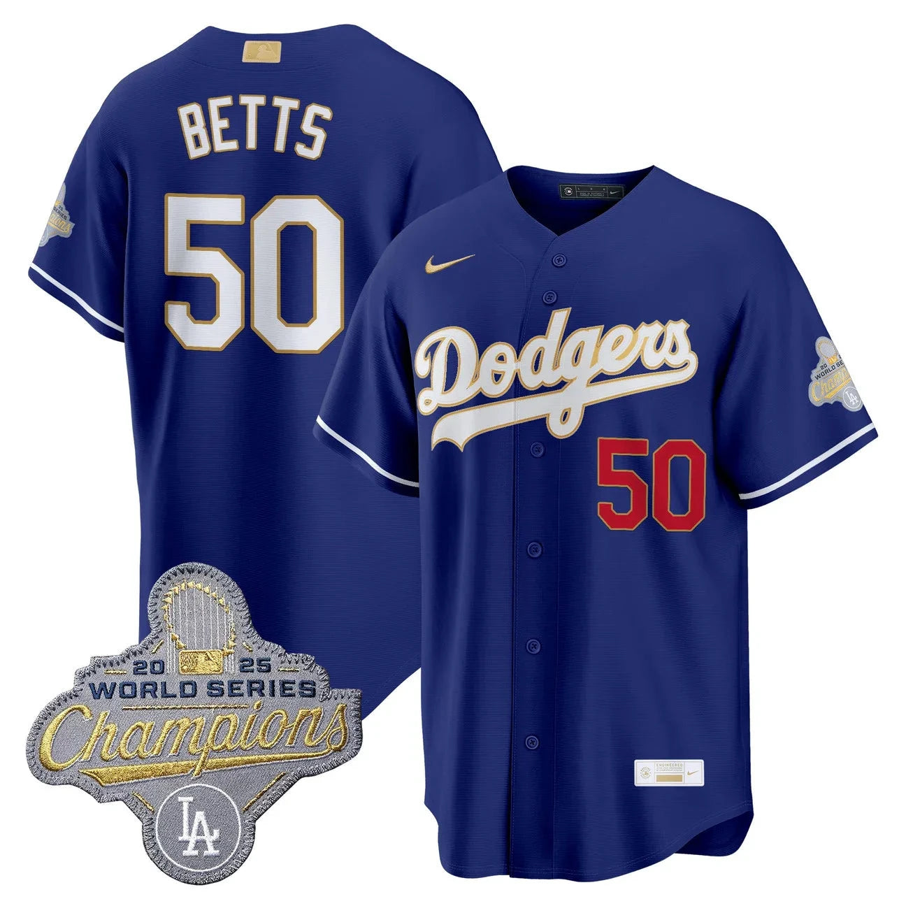 LAD 2026 Gold Collection Stadium Jersey - All Stitched by Los Angeles Dodgers