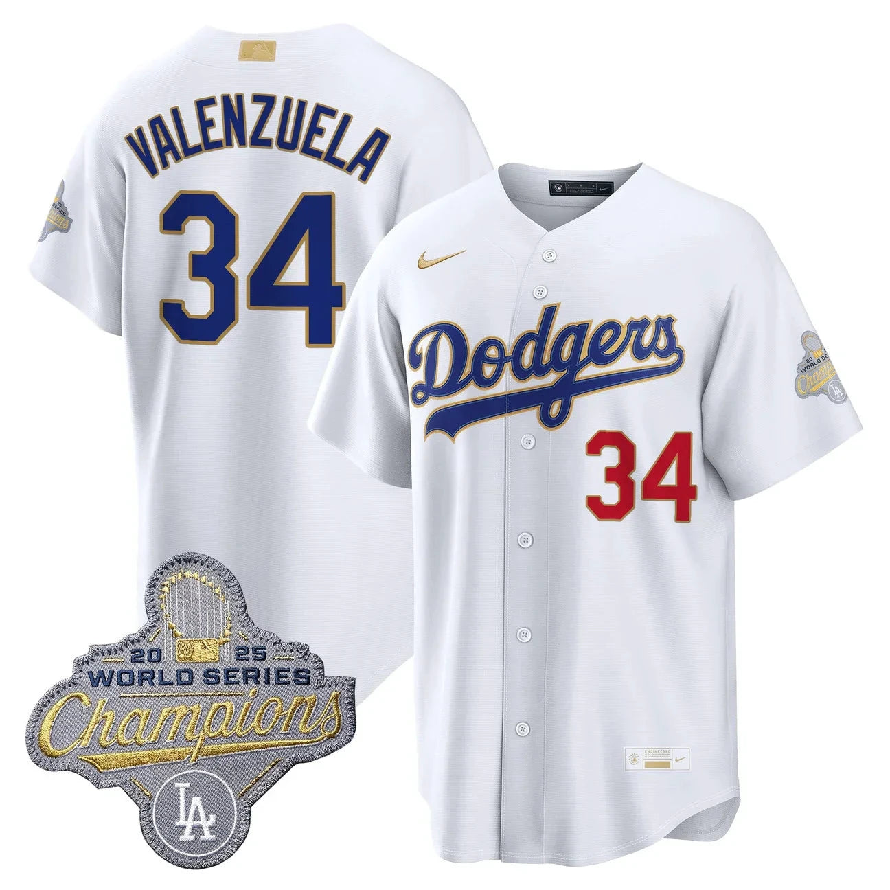 LAD 2026 Gold Collection Stadium Jersey - All Stitched by Los Angeles Dodgers