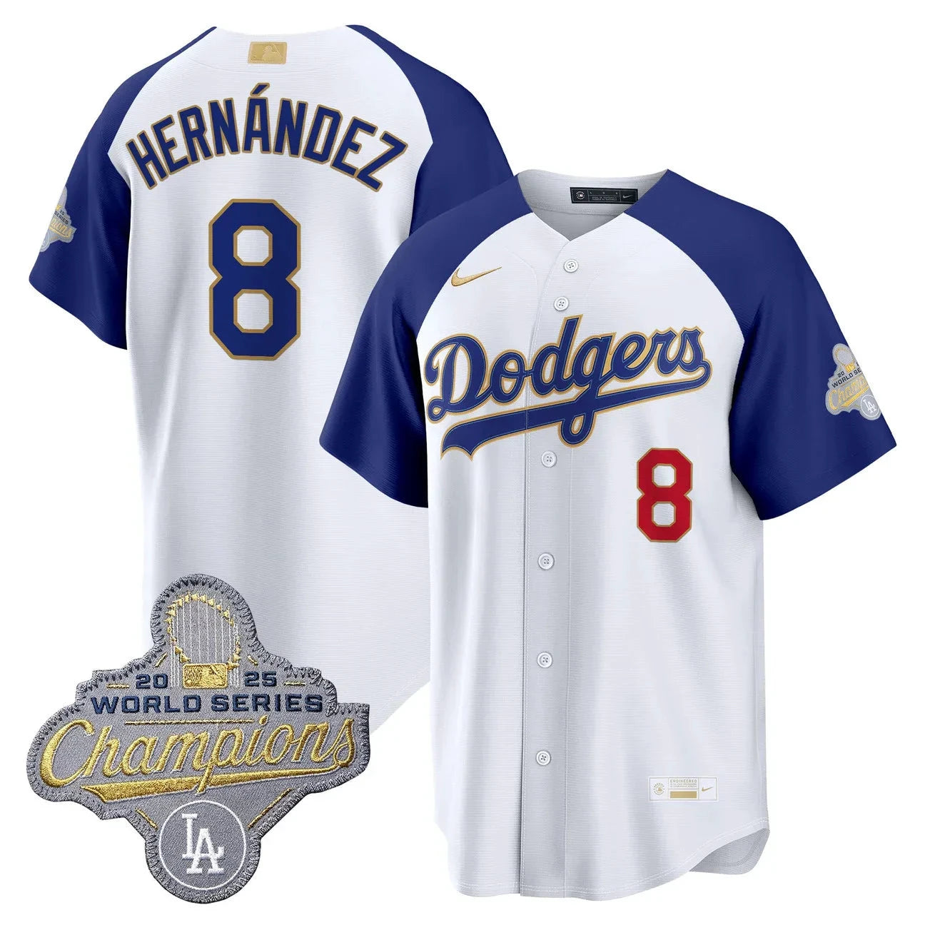 LAD 2026 Gold Collection Stadium Jersey - All Stitched by Los Angeles Dodgers