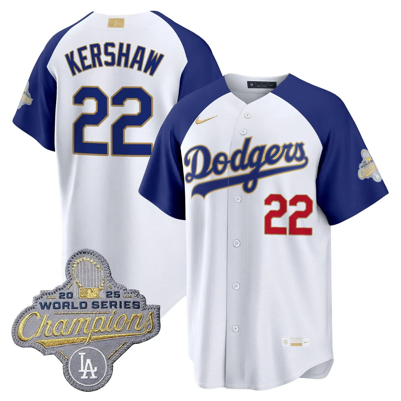 LAD 2026 Gold Collection Stadium Jersey - All Stitched by Los Angeles Dodgers
