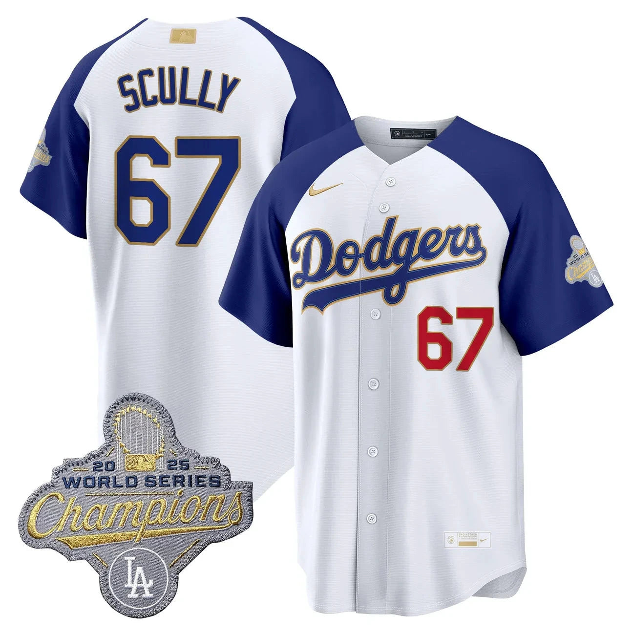 LAD 2026 Gold Collection Stadium Jersey - All Stitched by Los Angeles Dodgers