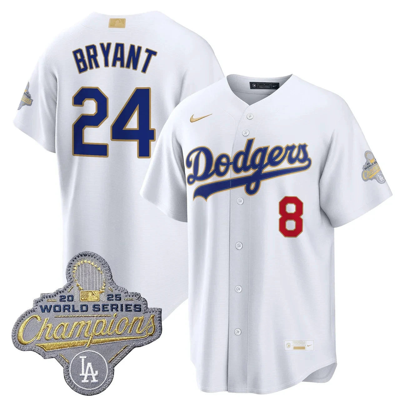 LAD 2026 Gold Collection Stadium Jersey - All Stitched by Los Angeles Dodgers
