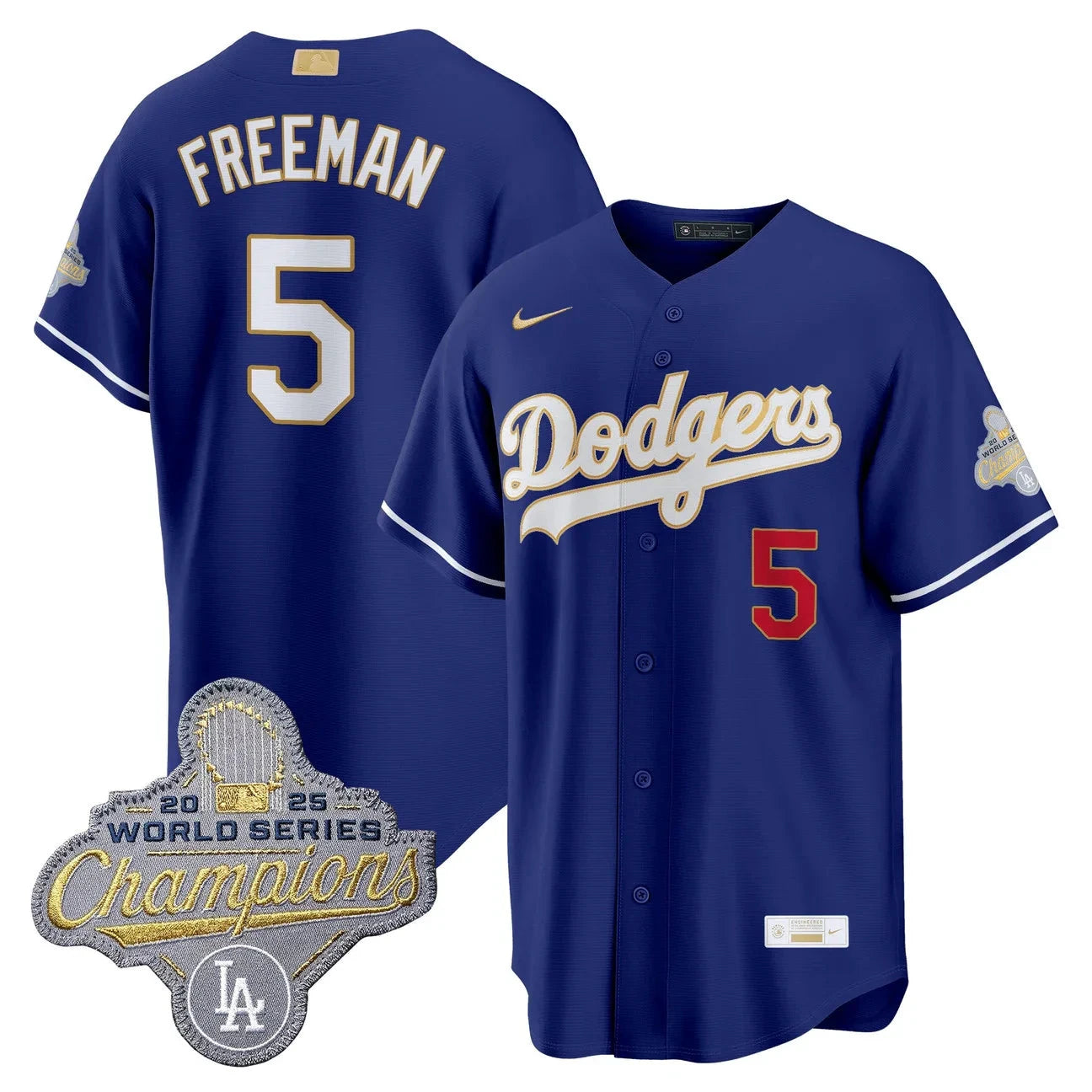 LAD 2026 Gold Collection Stadium Jersey - All Stitched by Los Angeles Dodgers