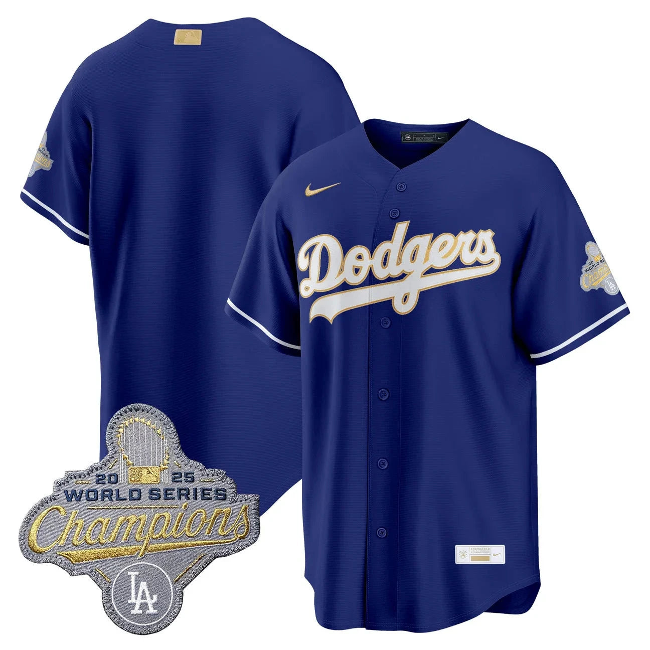 LAD 2026 Gold Collection Stadium Jersey - All Stitched by Los Angeles Dodgers