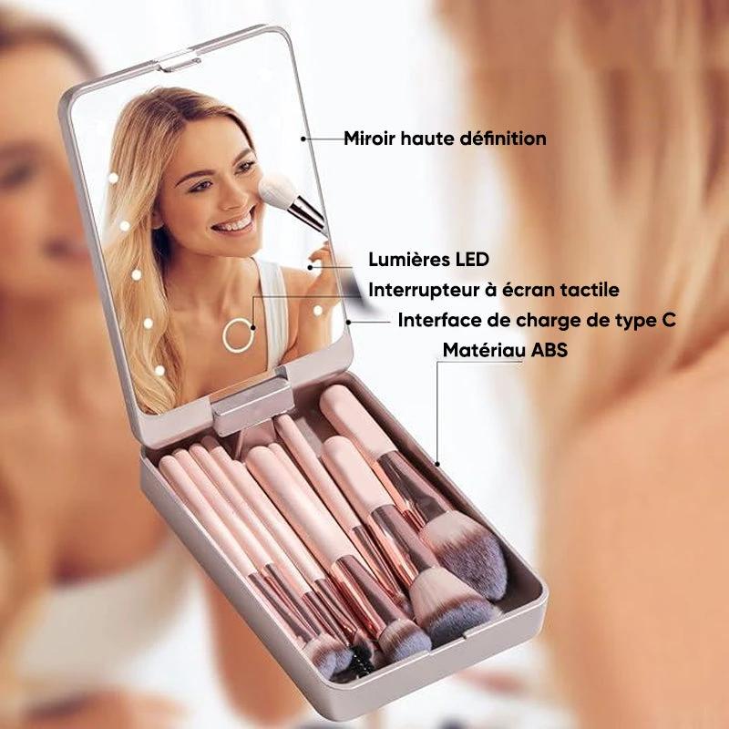 Set of 14 brushes with LED light by Bowlift