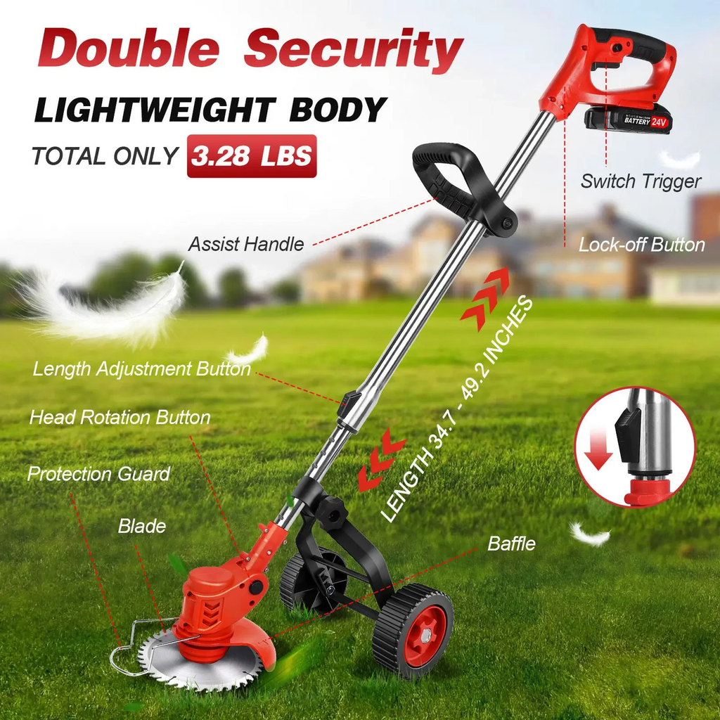 3-in-1 Wireless Turf Trimmer Bowlift by Bowlift