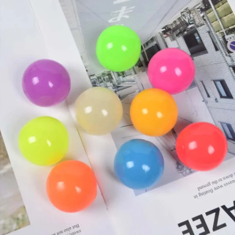 Decompression Glowing Wall Sticking Ball (4 PACK) Bowlift by Bowlift
