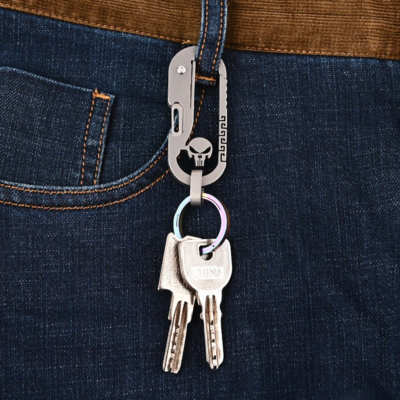 Multi-function keychain waist hanging portable folding knife Bowlift by Bowlift