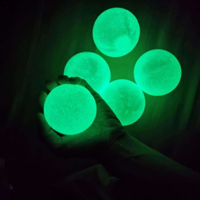 Decompression Glowing Wall Sticking Ball (4 PACK) Bowlift by Bowlift