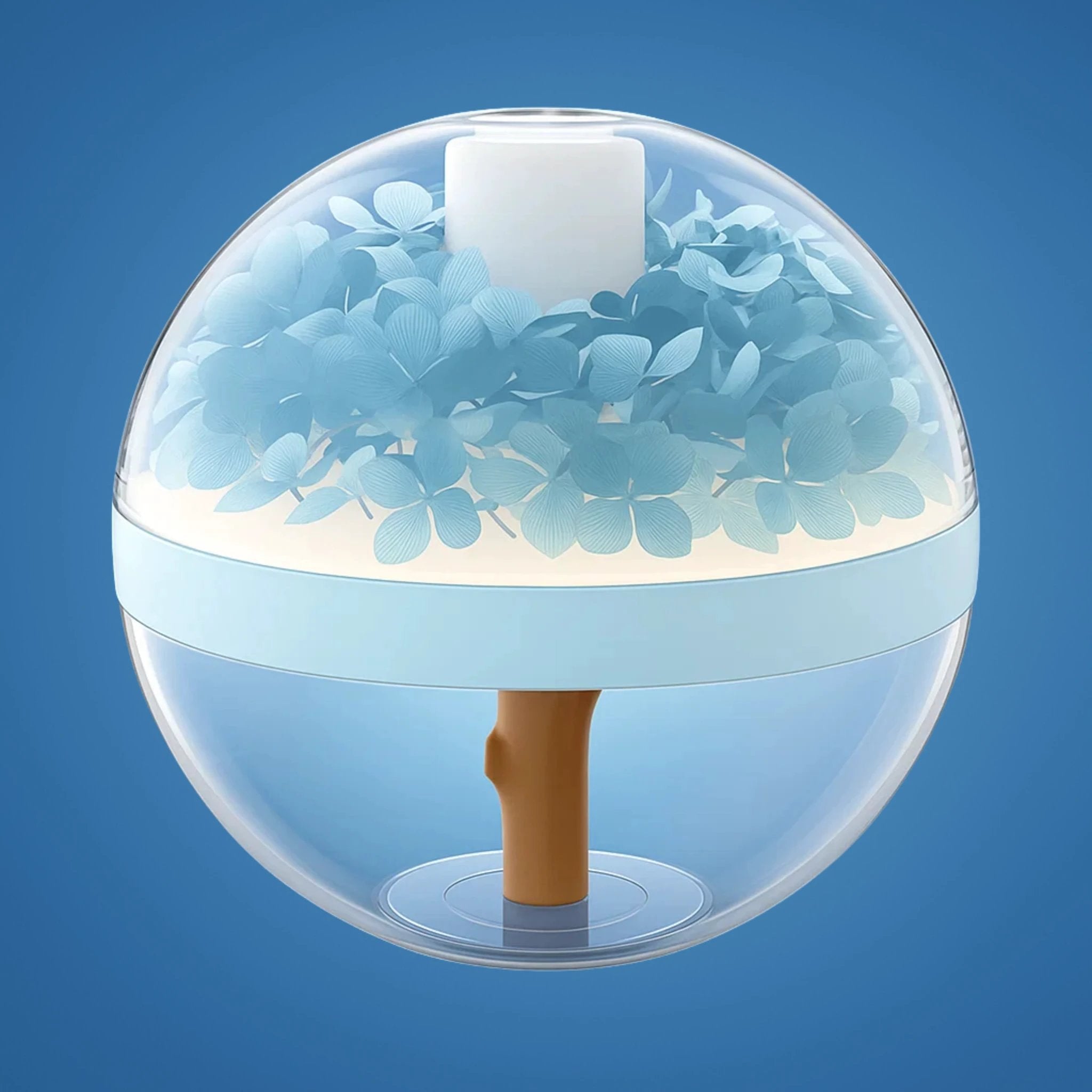 SereniGlow | Essential Oil Diffuser Humidifier – Ultrasonic Cool Mist – USB‑Rechargeable – LED Night Light for Bedroom & Nursery Bowlift by Bowlift