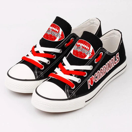 Arizona Cardinals Low Top Canvas Sport Sneakers Shoes For Men Women Fans by Crocs