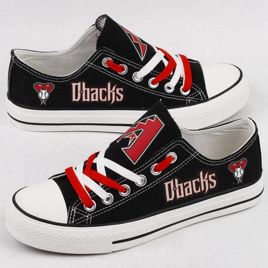 Arizona Diamondbacks Limited Print Low Top Canvas Shoes Sport Sneakers For Men Women Fans by Crocs