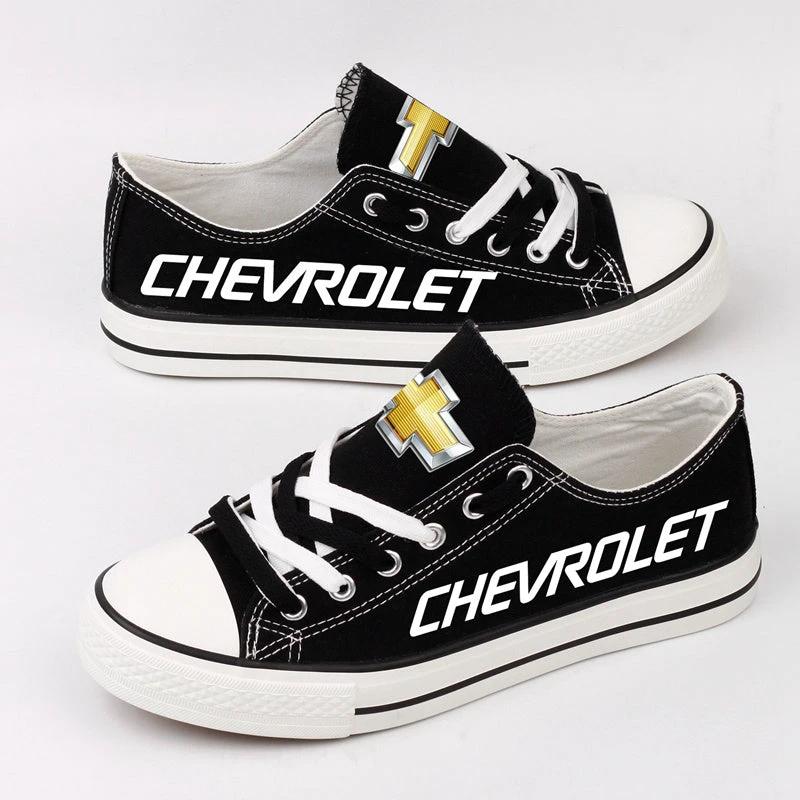 Chevrolet Canvas Sneakers Shoes For Men Women Fans by Crocs