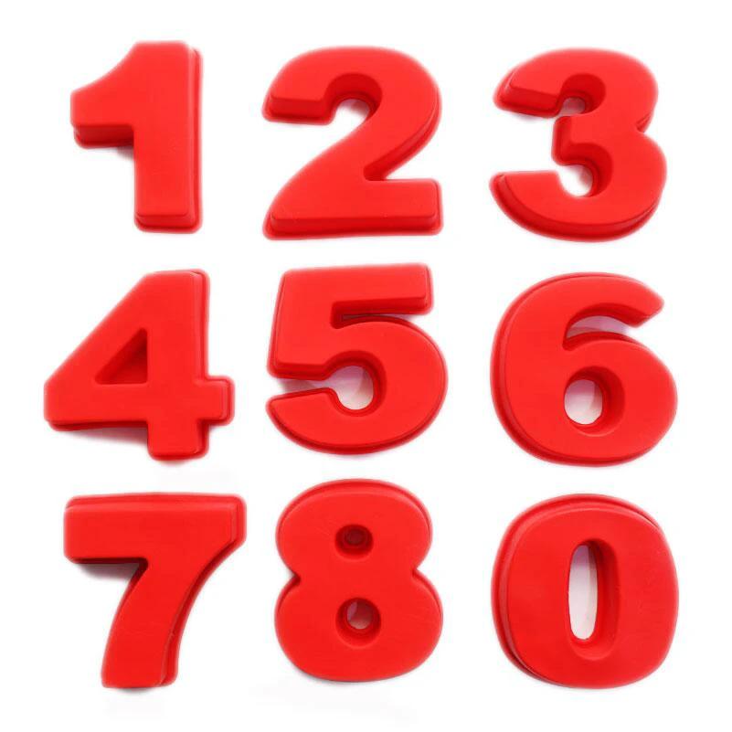 10" Silicone Number Cake Mold Perfect for Number Shaped Cakes by Bowlift