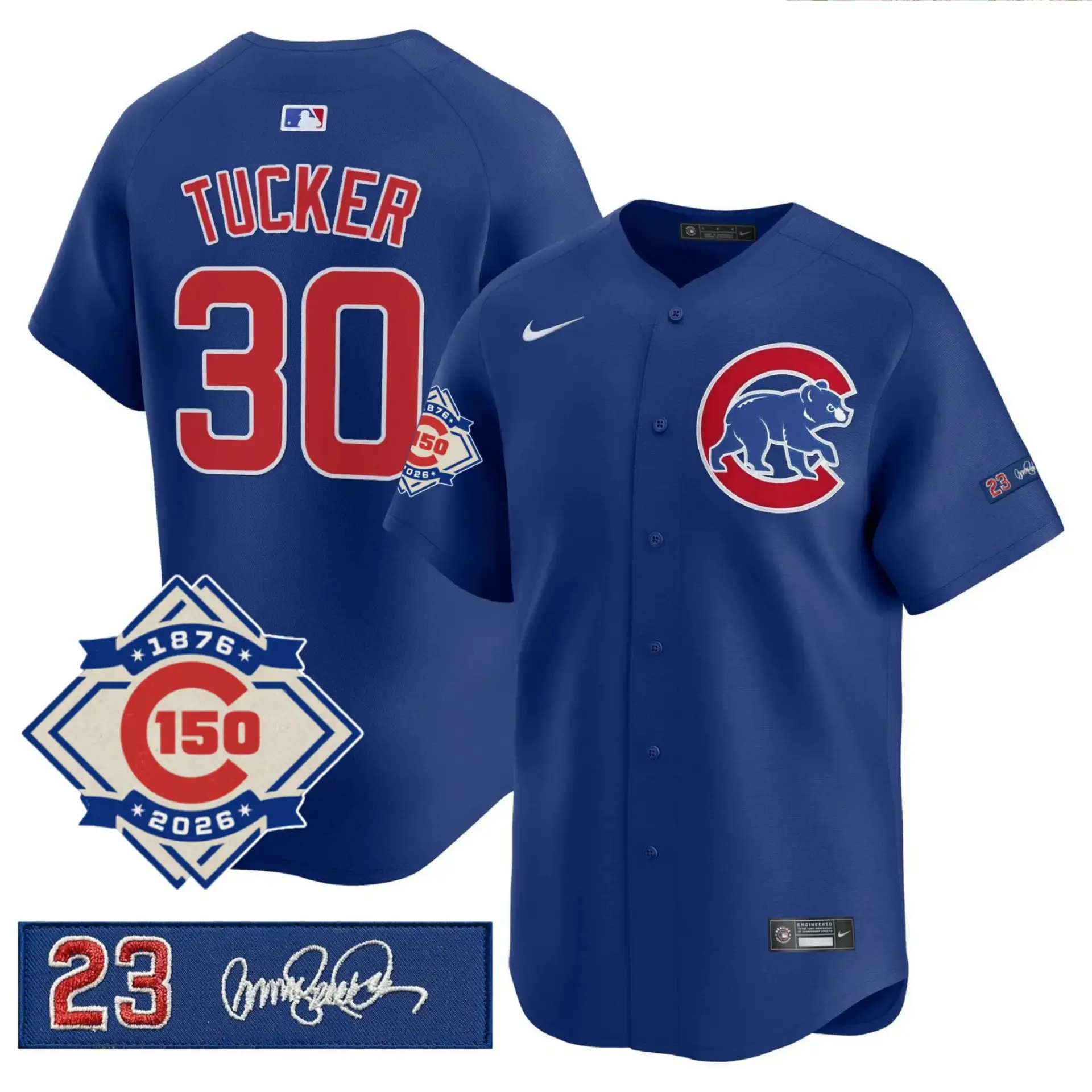 CHC Limited Jersey - 150th Anniversary & 'Ryno' Tribute Patch - All Stitched by Chicago Cubs