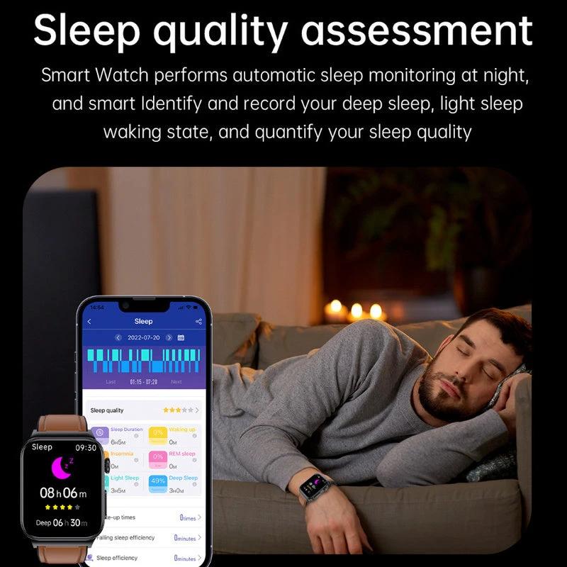 GlucoseGuardian Smartwatch: Precision Blood Glucose Sensor & Monitor - Essential Health Watch for Blood Sugar Management by BowLift