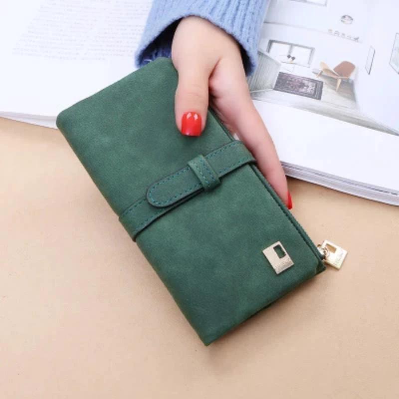 Long wallet with two compartments for women by Bowlift