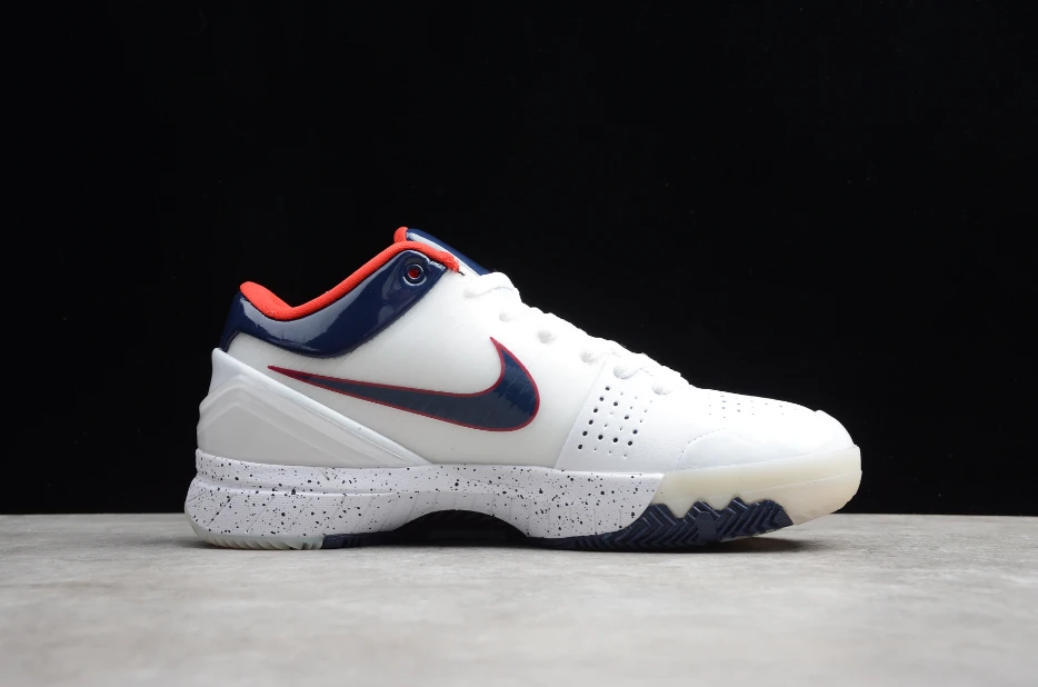 Undefeated X NK Kobe 4 Protro White Dark Blue Orange by Air Jordan