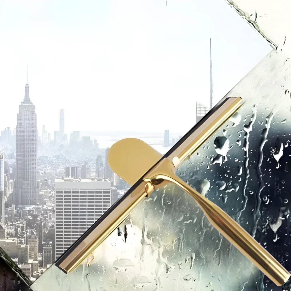 Golden Stainless Steel Multi-Purpose Squeegee by Casa & Beyond