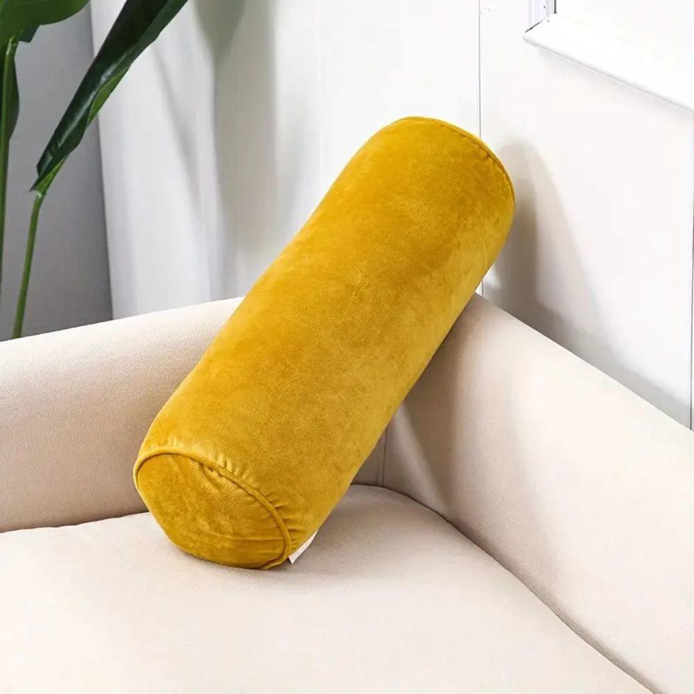 Plush Velvet Bolster Cushion by Casa & Beyond