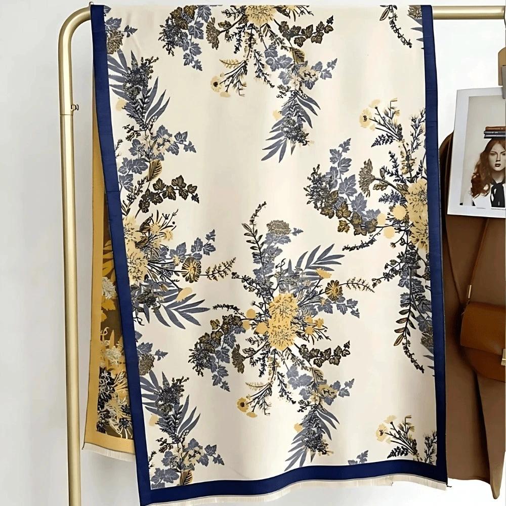 Nuvé Floral Soft Double Sided Scarf by Casa & Beyond