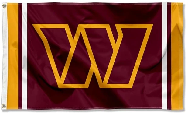 Washington Commanders Banners Washington Redskins Flag-3x5FT NFL Banner-100% polyester by flagsshop