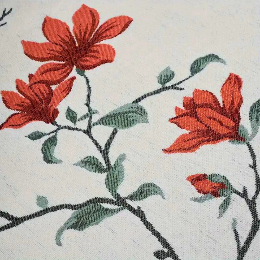 Vintage Floral Chenille Sofa Cover by Casa & Beyond